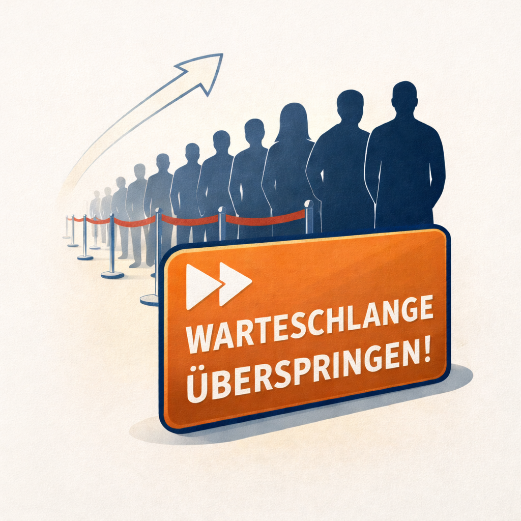 Warteschlange überspringen